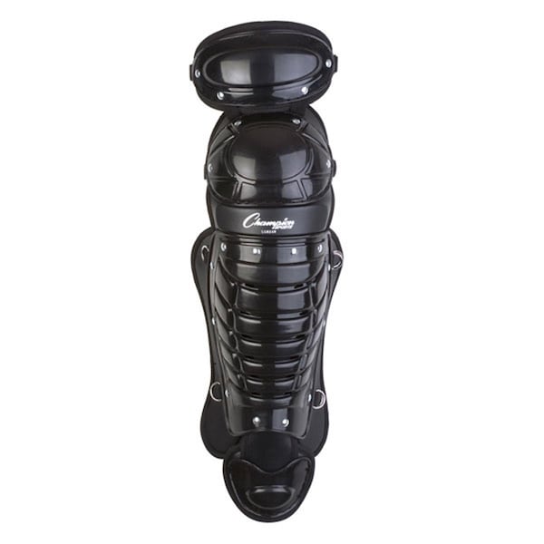 Perfectpitch 14.5 in. Pro Double Knee Shinguard with Wings, Black PE2826911 - main